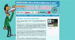 Desktop Screenshot of creerunjournallyceen.fr
